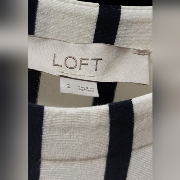 Loft Tiered Striped Dress - Picture 7 of 7